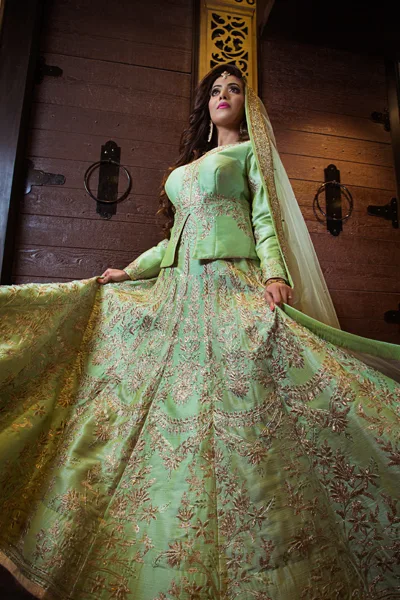 Matte Silver Lehenga